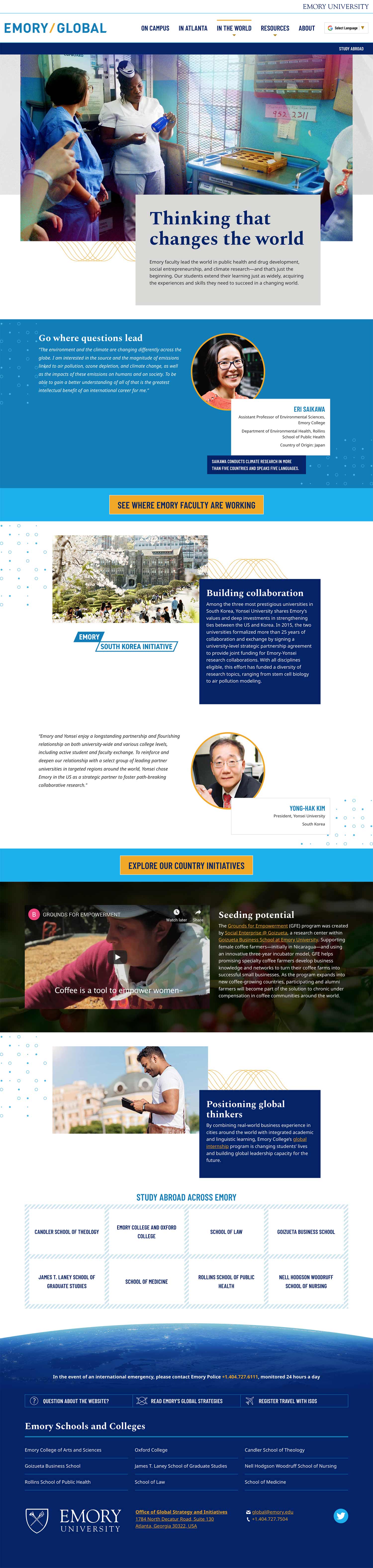 Full Emory Global interior page